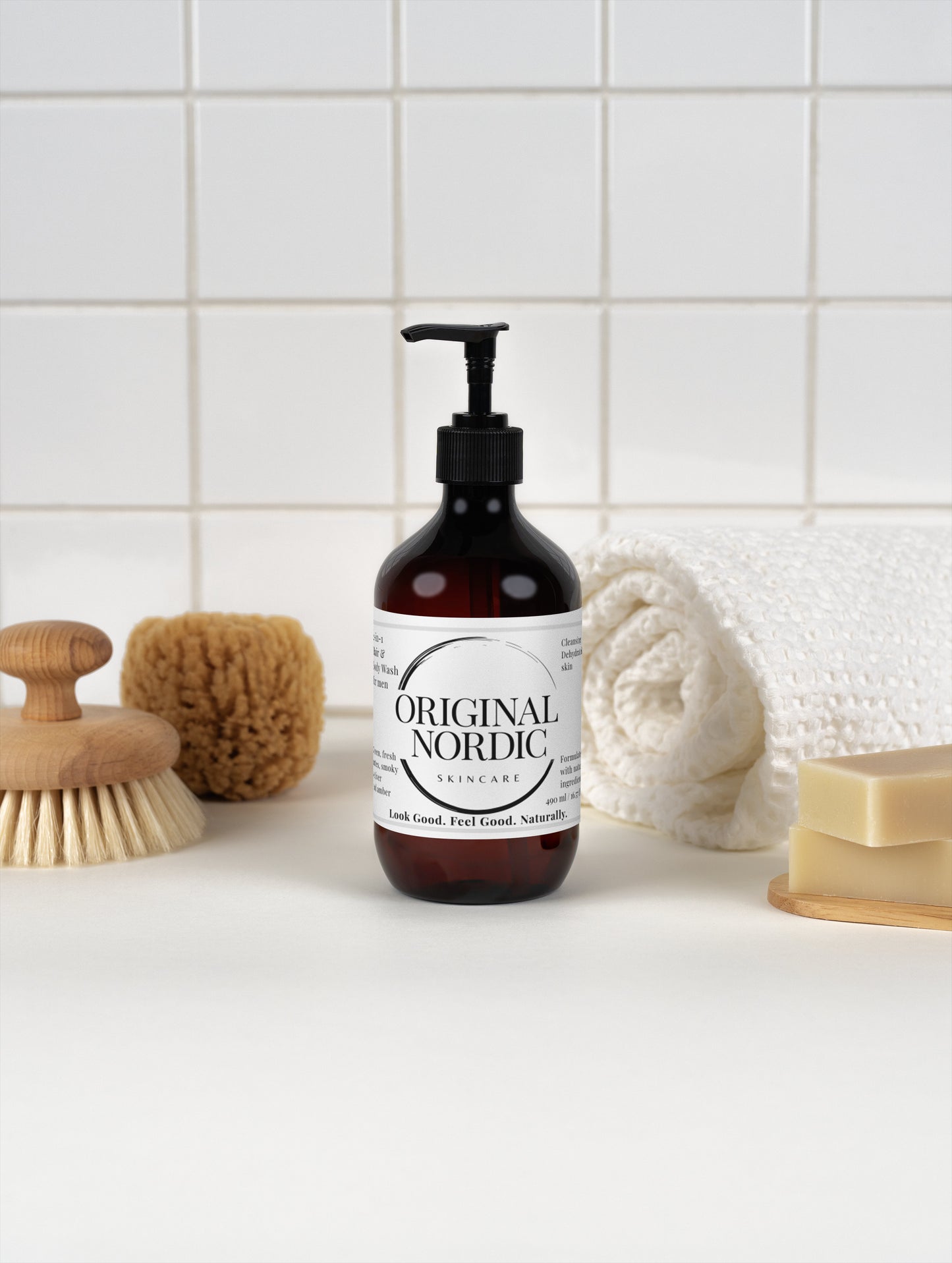 2-in-1 Hair & Body Wash for Men, 490 ml