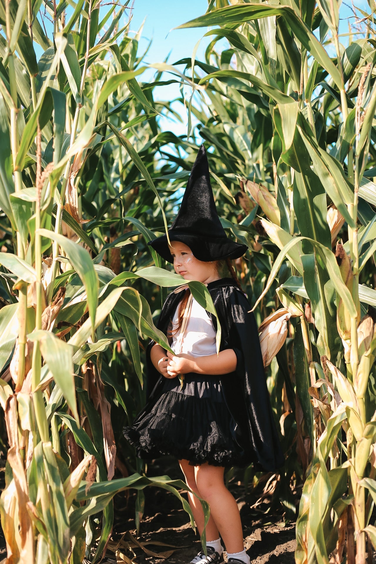 Lille Sorte Rødhætte Magisk Kappe