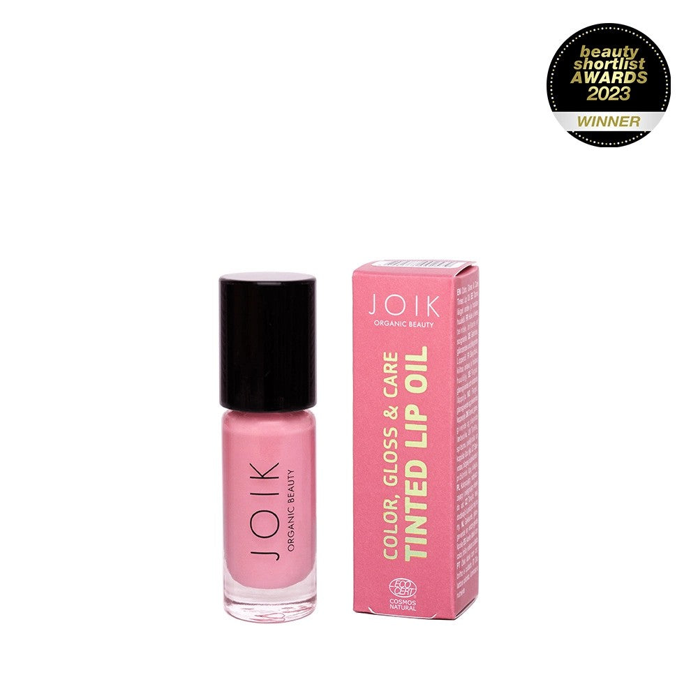 Organic Beauty Colour, Gloss & Care Lip Oil - 01 Pastel Pink