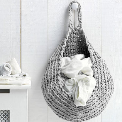 Aufbewahrungstasche für DIY-Häkelsets, grau