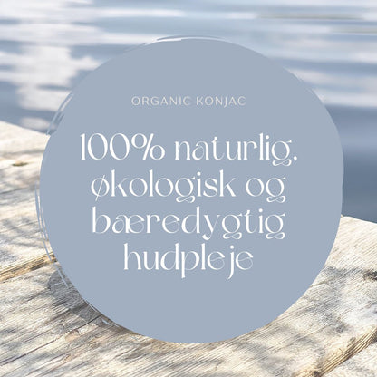 Organic Konjac Natural Eye Mask - 10 X 2 stk