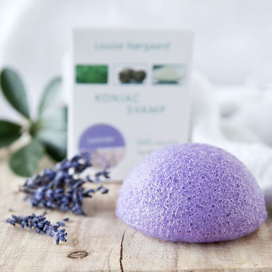 Organic Konjac Svamp Lavender - Sart, rød & stresset hud