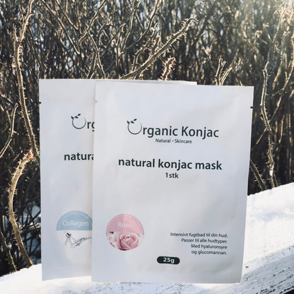 Organic Konjac Mask - Rose