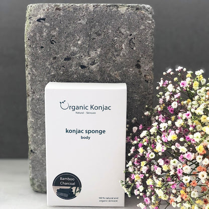 Organic Konjac Mask – Bamboo Charcoal