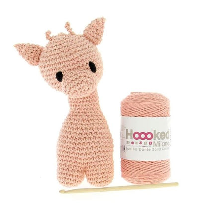 DIY Häkelset Giraffe Ziggy Eco Barbante Aprikose