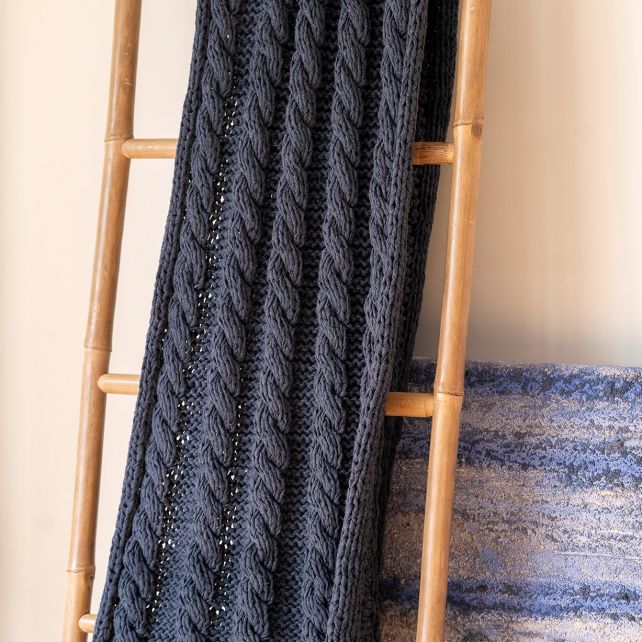 DIY-Strickset RibbonXL Zopfmuster Riverside Jeans