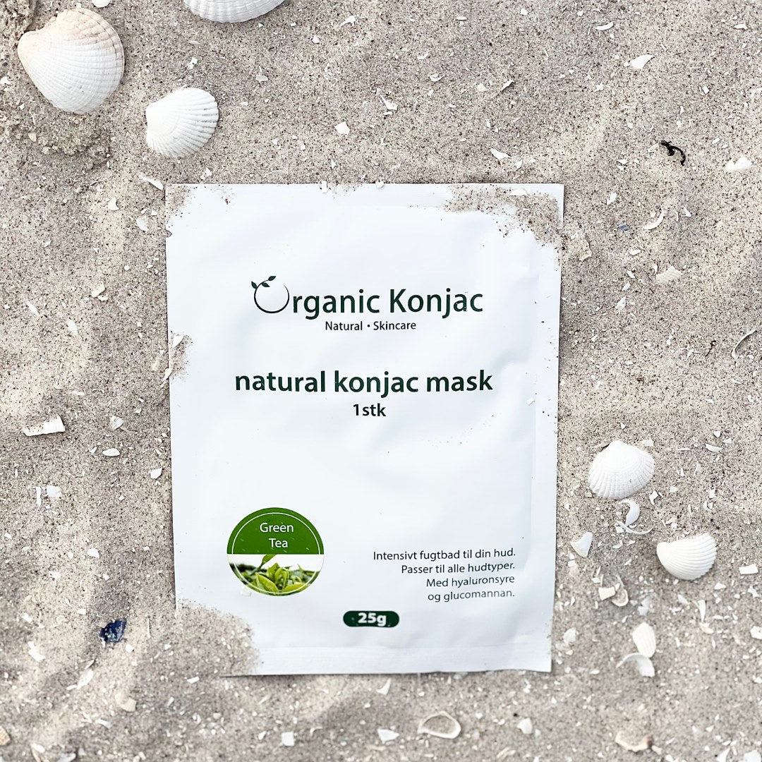 Organic Konjac Mask - Green Tea