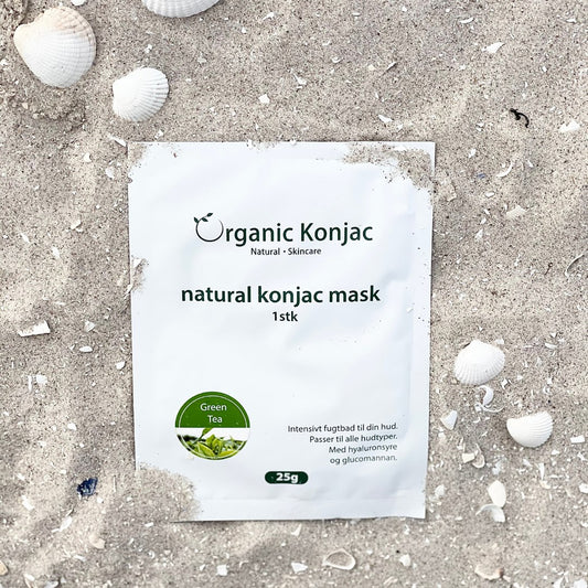 Organic Konjac Mask - Green Tea