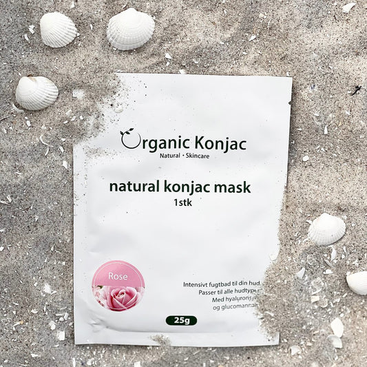 Organic Konjac Mask - Rose