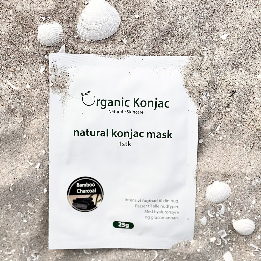 Organic Konjac Mask – Bamboo Charcoal