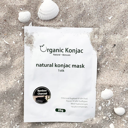 Organic Konjac Mask – Bamboo Charcoal