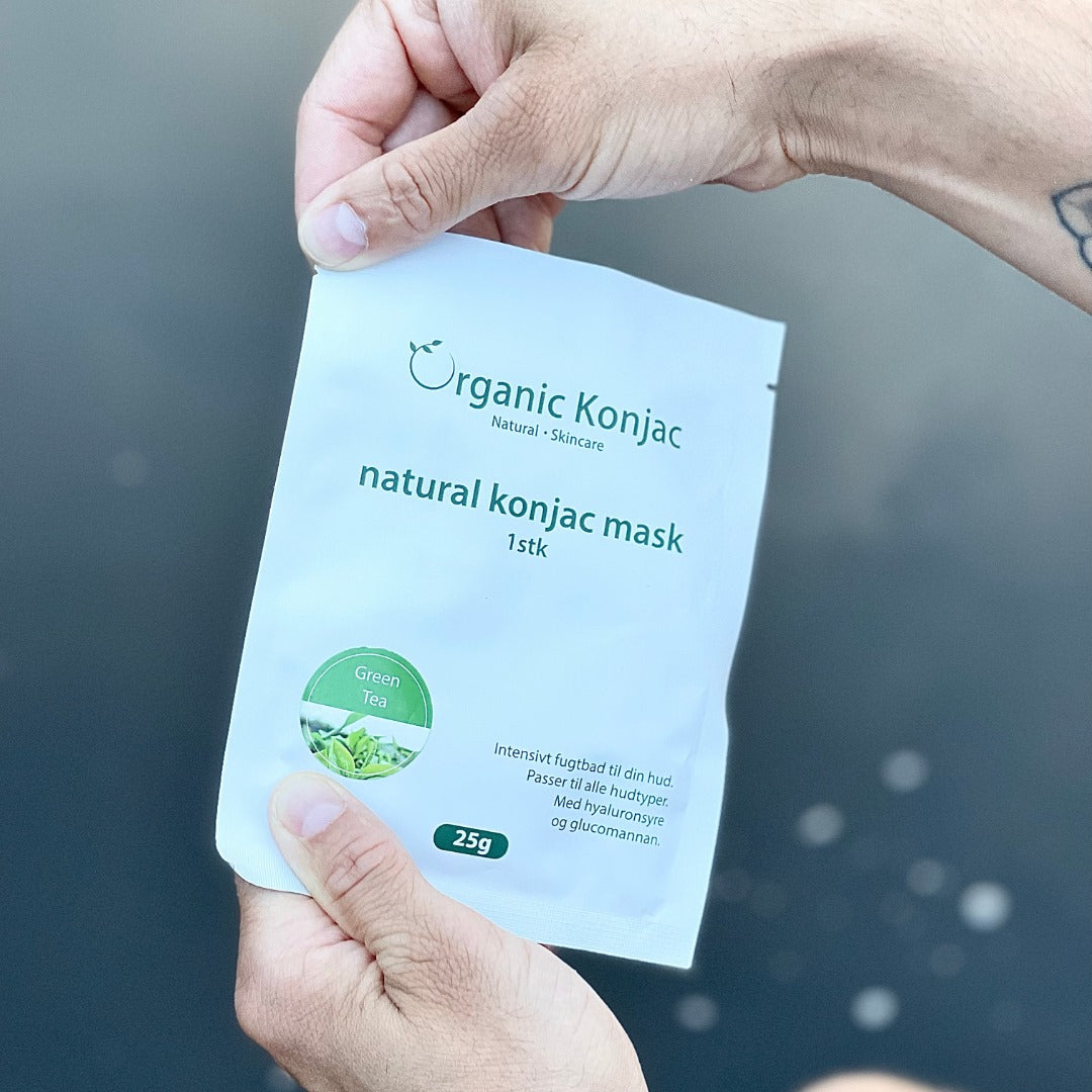 Organic Konjac Mask - Green Tea