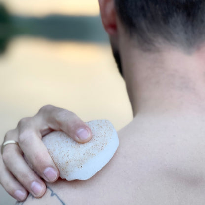 Organic Konjac Svamp Body - Walnut Shell