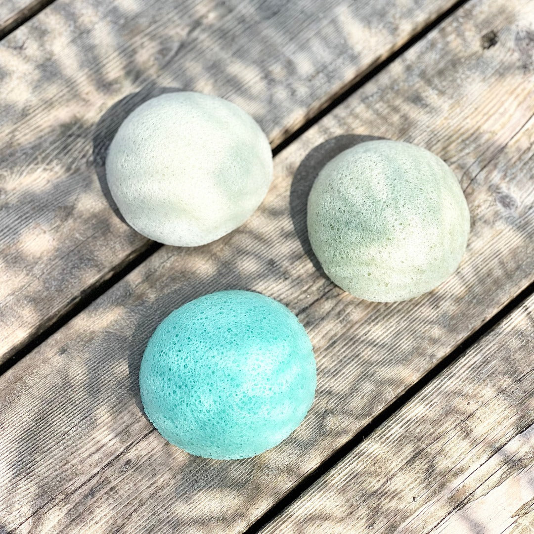 Organic Konjac Svamp - Green Tea