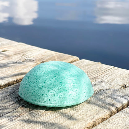 Organic Konjac Svamp Peppermint - Fedtet hud