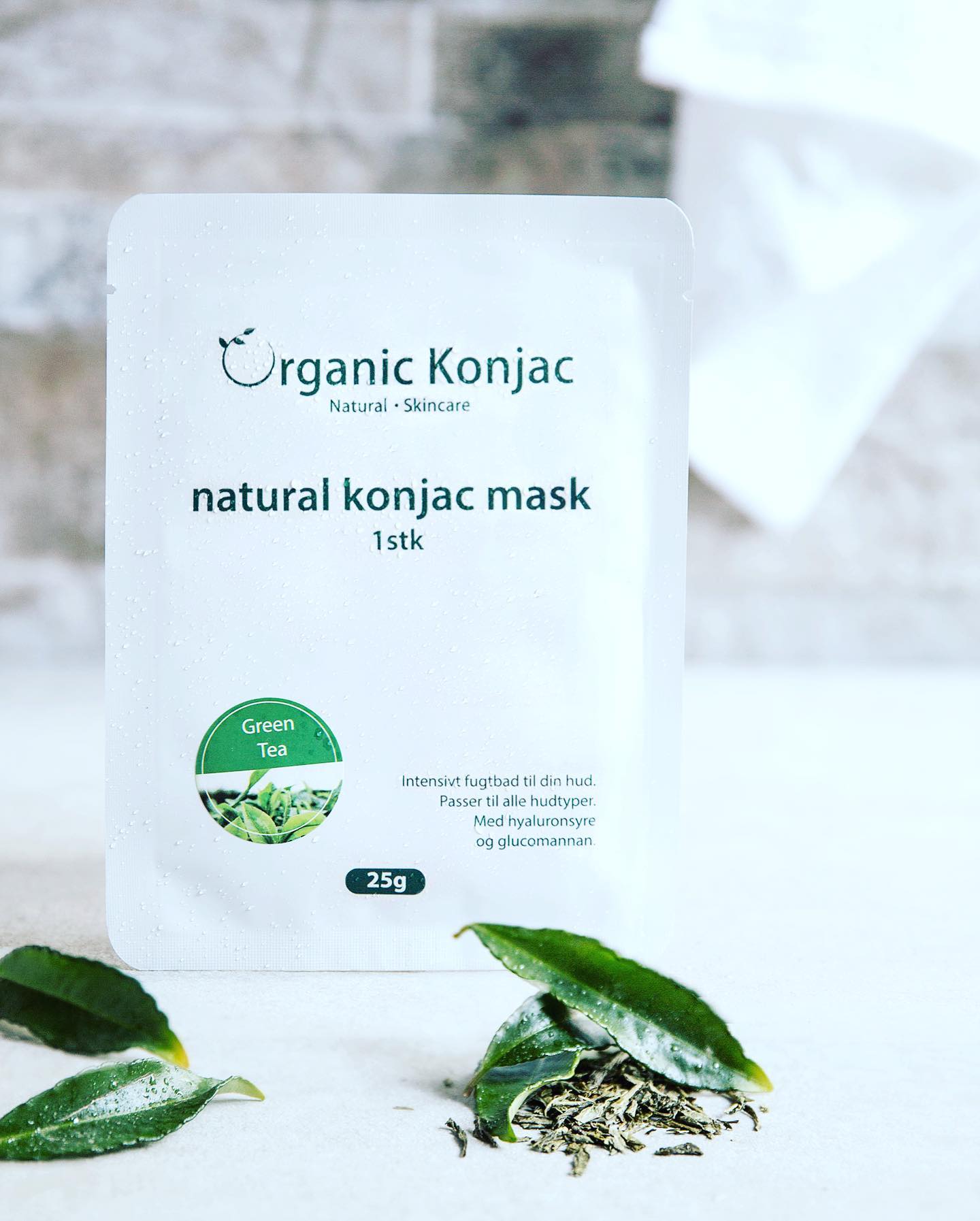 Organic Konjac Mask - Green Tea
