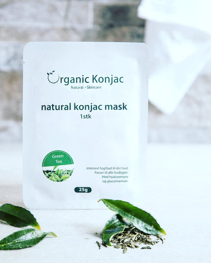 Organic Konjac Mask - Green Tea