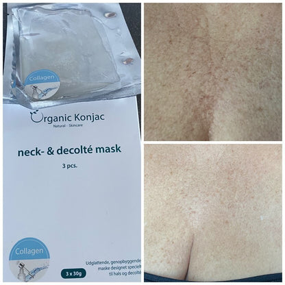 Organic Konjac Natural Neck & Decolté Mask