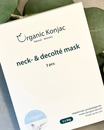 Organic Konjac Natural Neck & Decolté Mask
