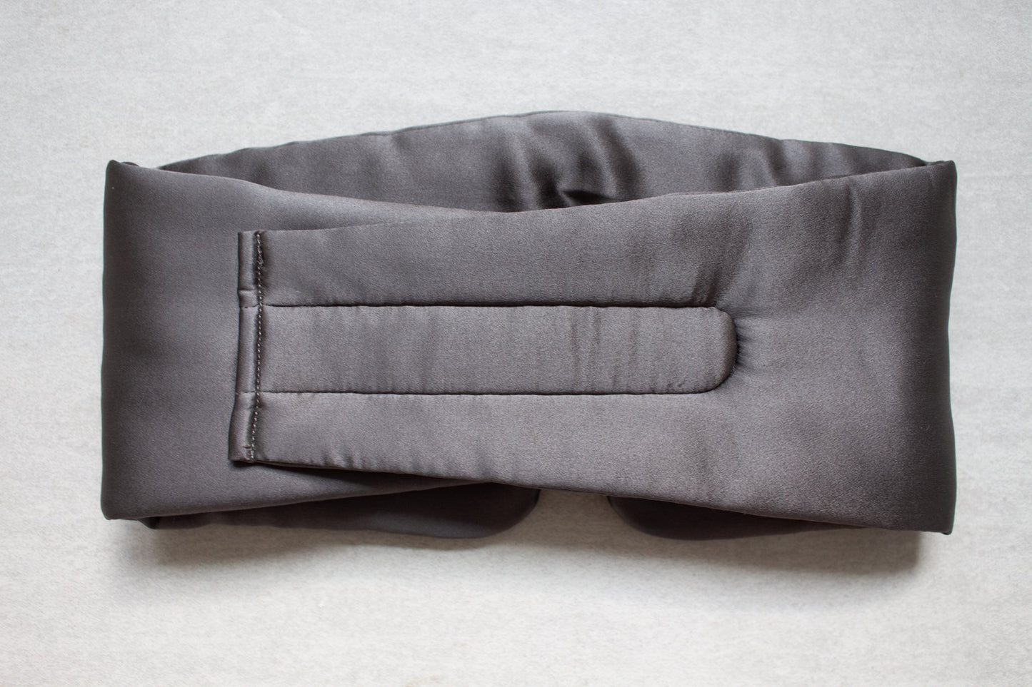 Organic Konjac Silky Sleep Mask - Mulberry Silk Dark Grey