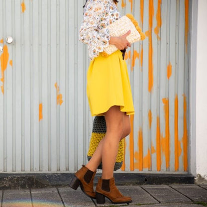 DIY Häkelset Pompom Clutch Santorini Oro