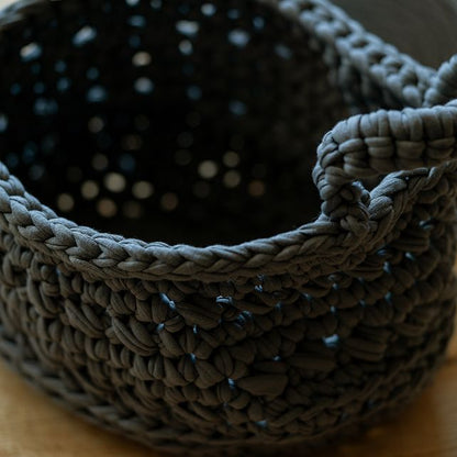 DIY Hækle Kit Revisto Basket Antracite