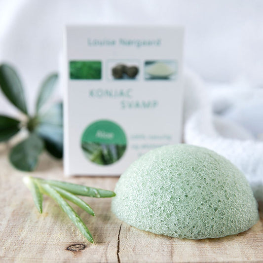 Organic Konjac Svamp Aloe Vera - Tør hud