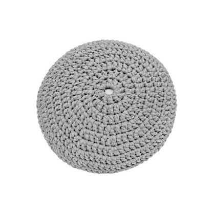 DIY Häkel- und Strickset Zpagetti Pouf Sportlich Grau