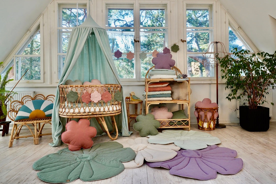 Linned Blomst Måtte Sandy Lily