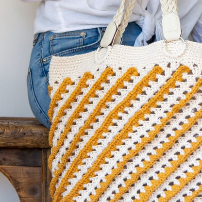 DIY Häkelset Kuala Lumpur Tasche Mandel