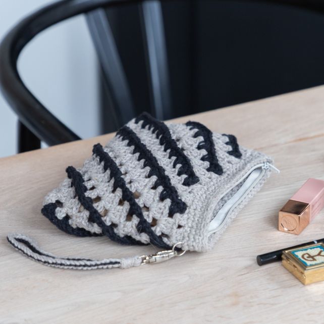 DIY Häkelset Kuala Lumpur Clutch Biscuit