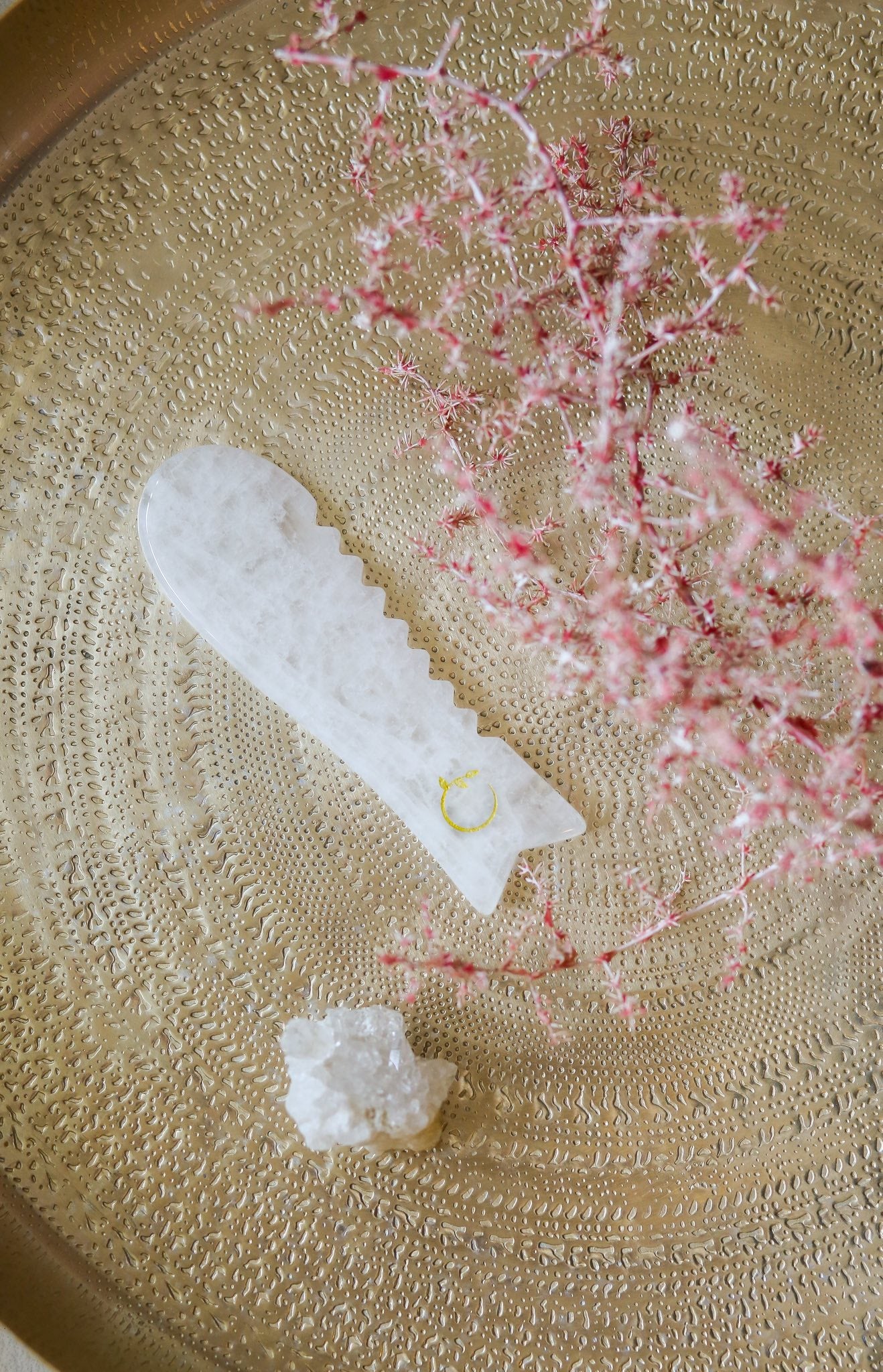 Gua Sha - Ansigt (Fiskeform) - Bjergkrystal