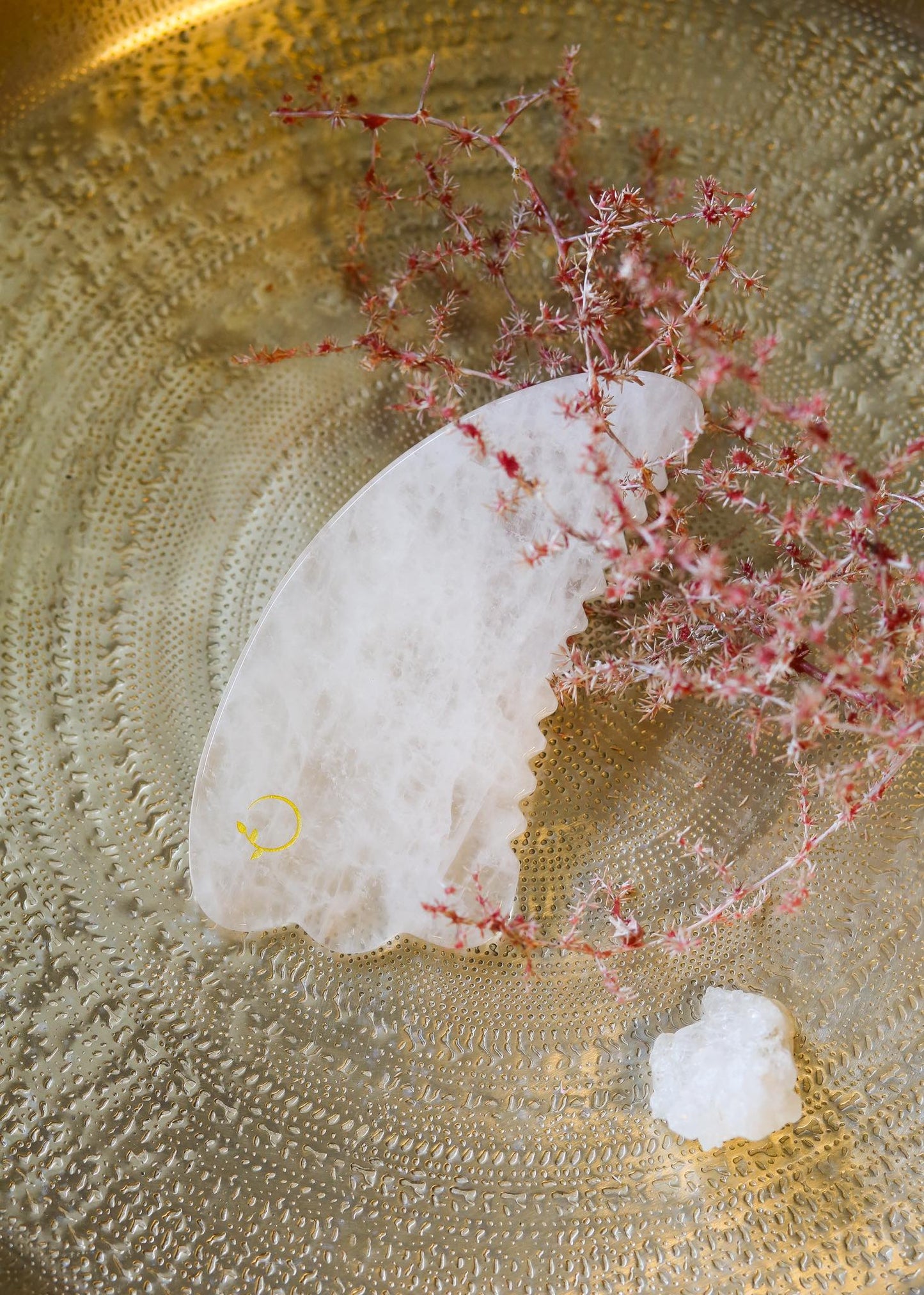 Gua Sha - Body (Angel Wing Shape) - Rock Crystal