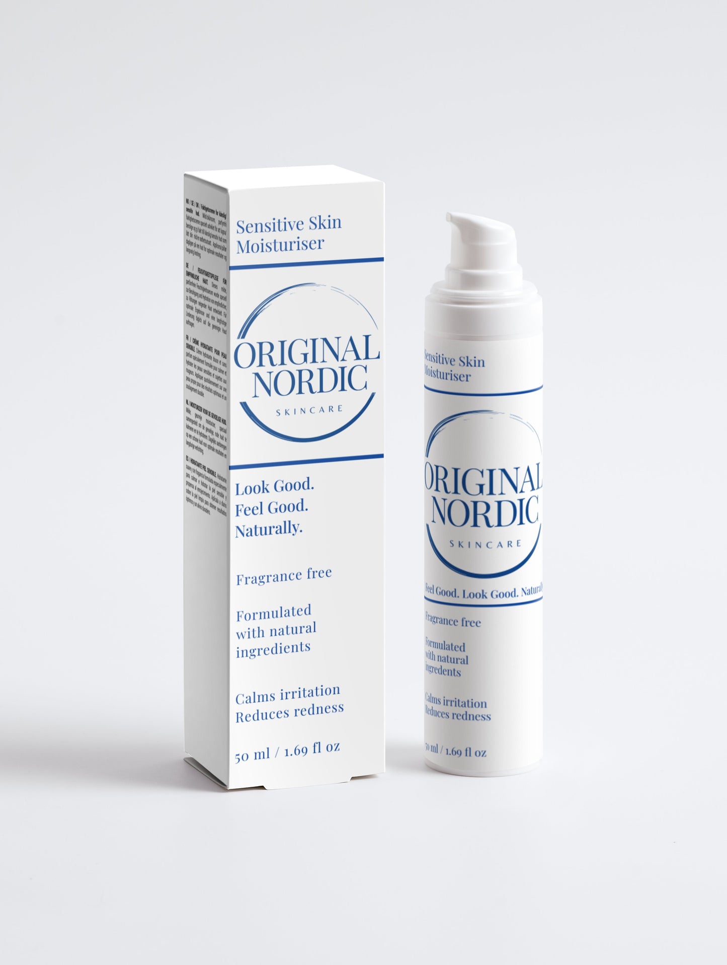 Sensitive Skin Moisturiser, Fragrance Free, 50 ml – gentle face cream for sensitive skin