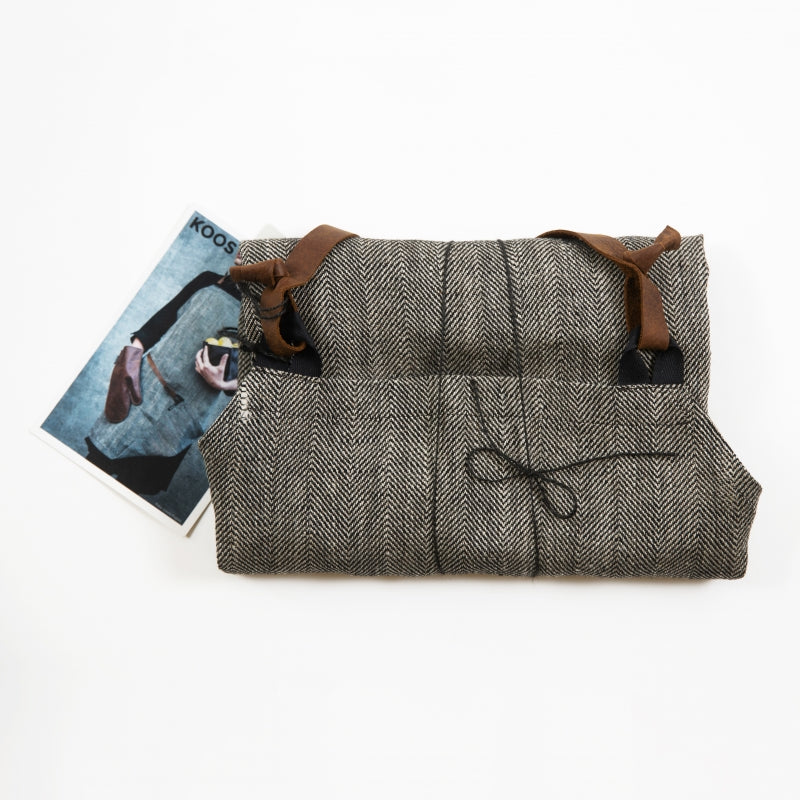 KOOSdisain Linen Apron with Leather Details, photo 5