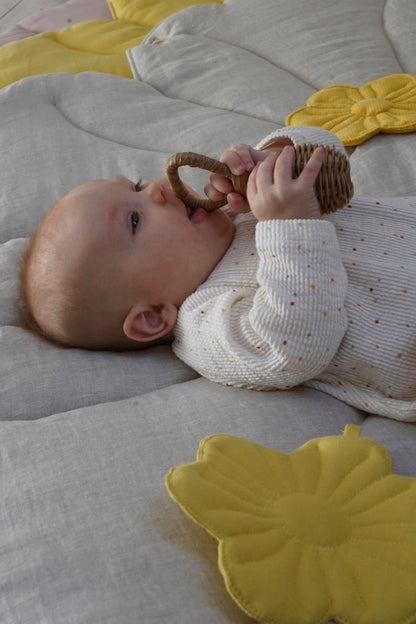 Linned Blomst Måtte Sandy Lily