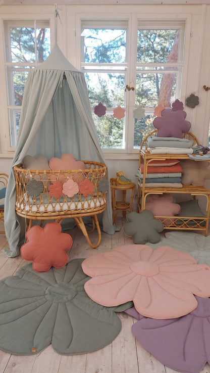 Fløjlsblomst Måtte Pink Hyld