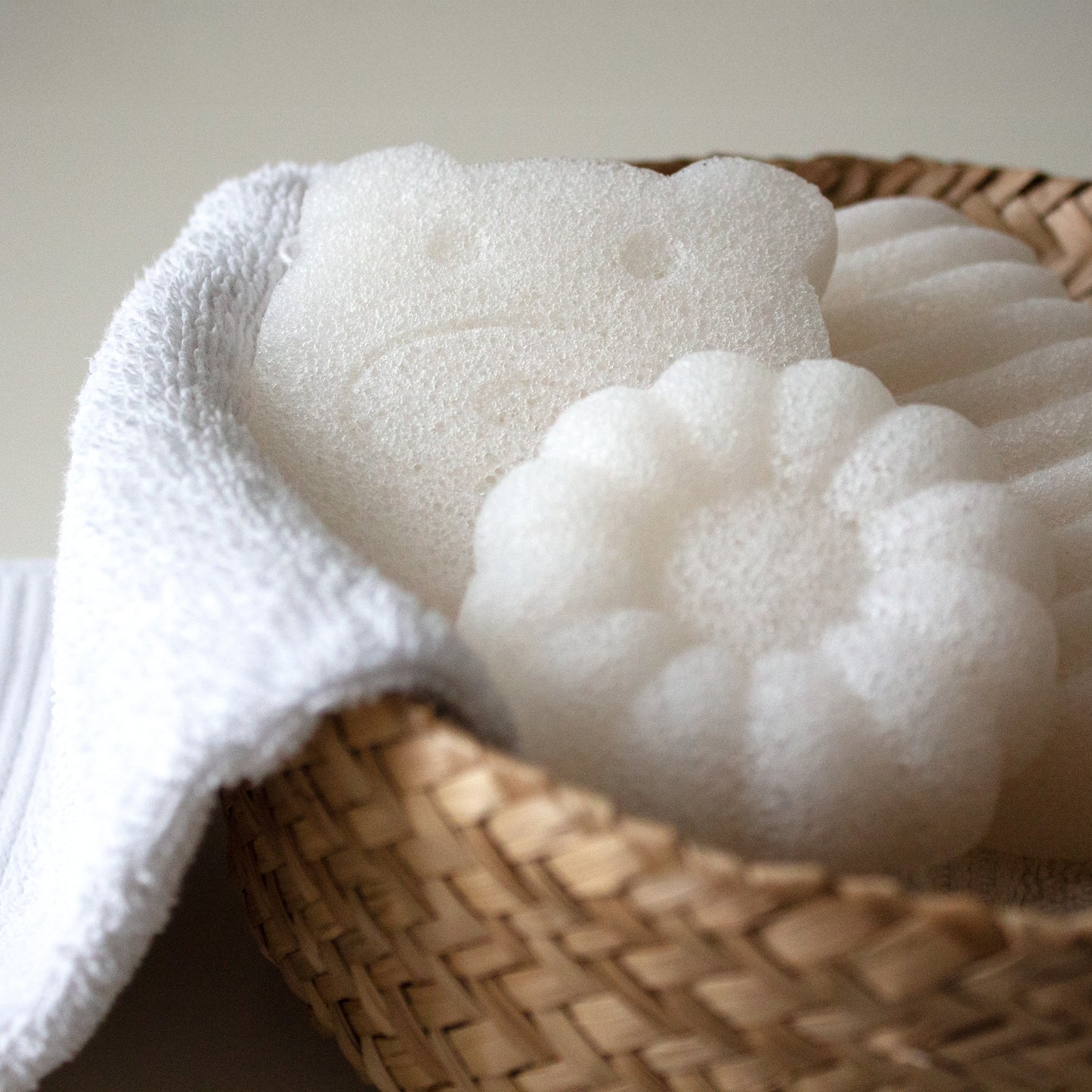 Organic Konjac Svamp Pure Flower - Babyer & børn