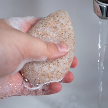 Organic Konjac Svamp Walnut Shell - Ekstra peelende