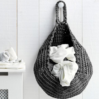 Aufbewahrungstasche für DIY-Häkelsets, anthrazit