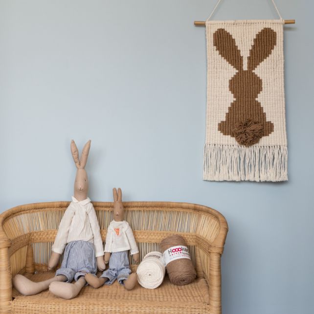DIY Makramee-Kit Wandbehang Hase Bella