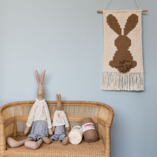 DIY Macramé Kit Wallhanger Bunny Bella