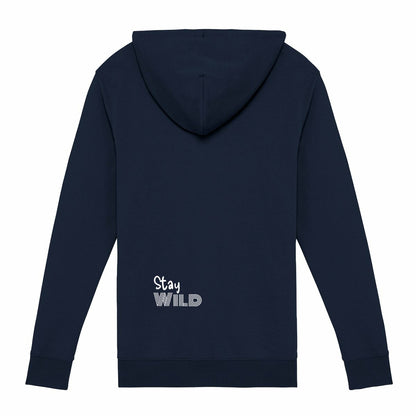 Unisex Zip Hoodie, Stay Wild - back_0
