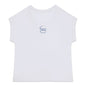 Women's organic t-shirt with cuffed sleeves, Let the World breathe - back_0