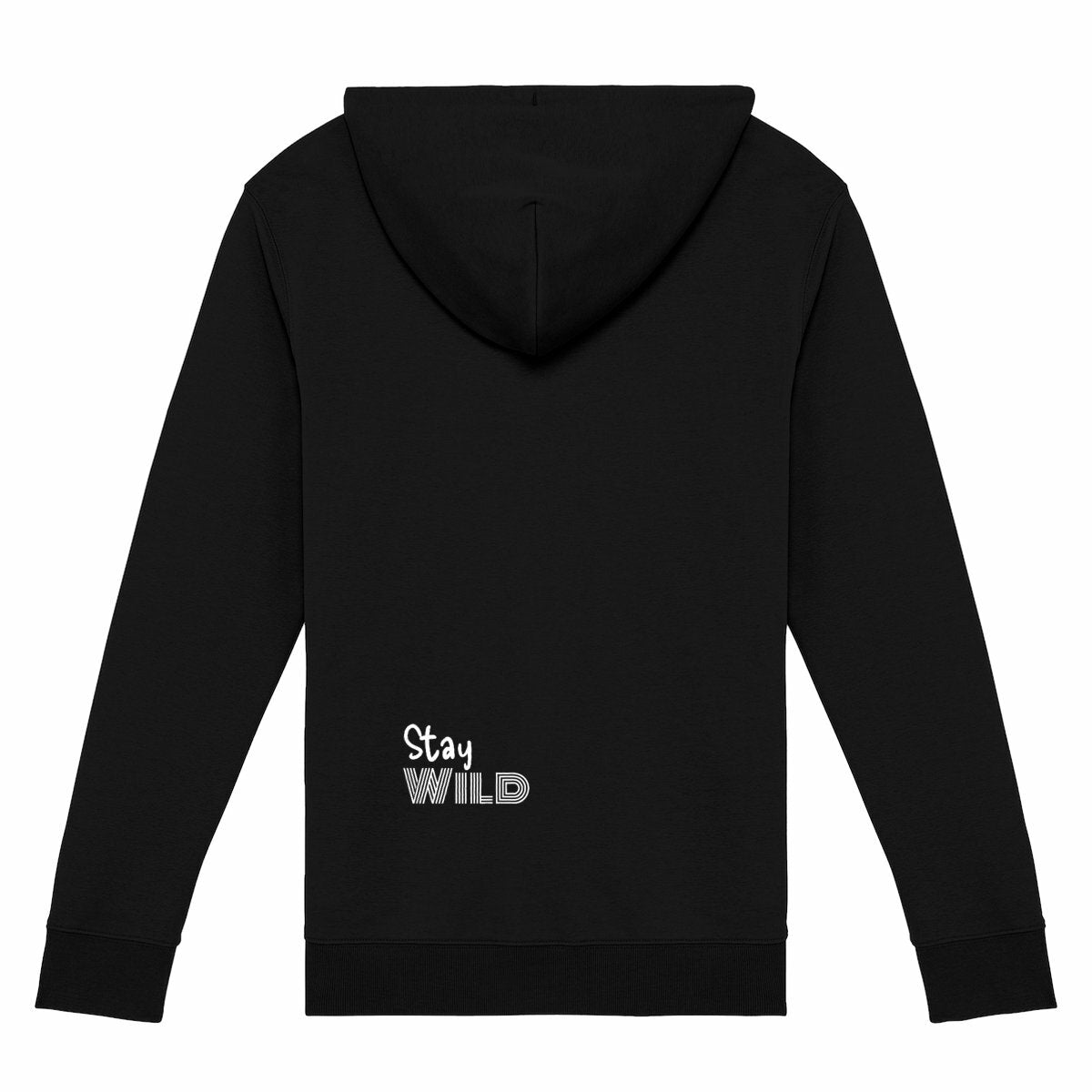 Unisex Zip Hoodie, Stay Wild - back_1