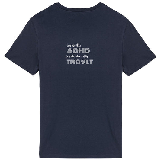 Lightweight unisex t-shirt, Jeg har ikke ADHD colour - back_1