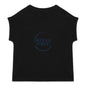 Women's organic t-shirt with cuffed sleeves, Let the World breathe - back_2