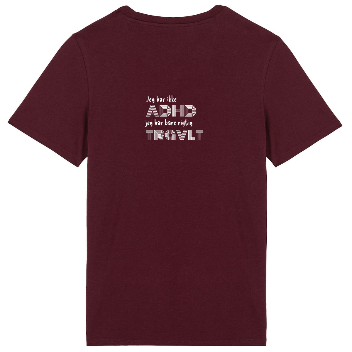 Lightweight unisex t-shirt, Jeg har ikke ADHD colour - back_2
