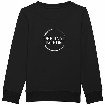 Kids Heavyweight Sweatshirt, Ro - back_black