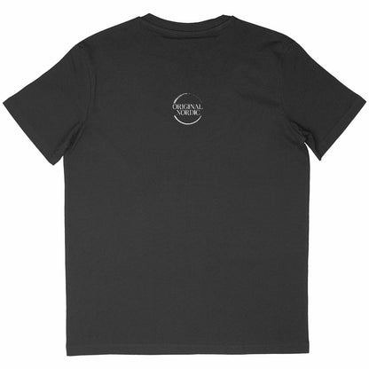 Men's oversized t-shirt, Less Drama - back_black